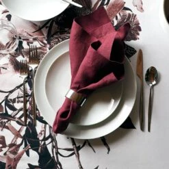 Chrome Silver Napkin Ring -Furniture Store 100012 gallery fall17 9