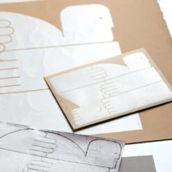 Dove Natural Knit Throw Blanket -Furniture Store 100083 original art detail