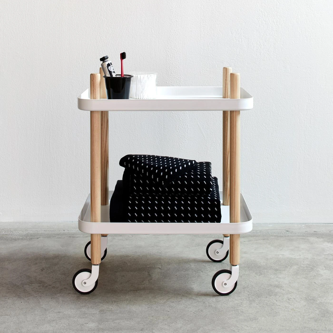 White Block Cart 5 White Block Cart - Image 3