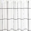 Grid Black Shower Curtain -Furniture Store 100109 main 2 2