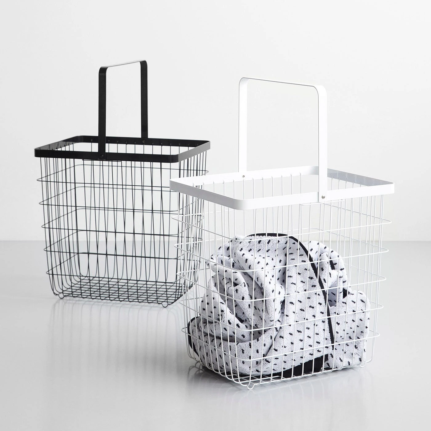 Tower White Large Floor Basket 7 Tower White Large Floor Basket - Image 5