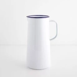 Falcon White Enamelware 3 Pint Pitcher 11 Falcon White Enamelware 3 Pint Pitcher -Furniture Store 100277 main new