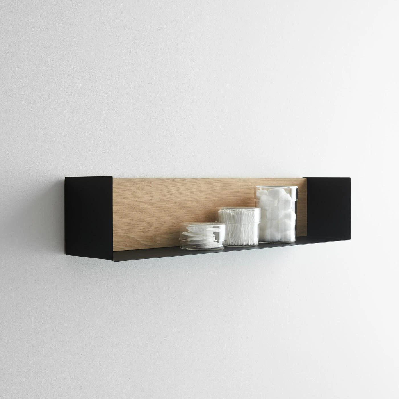 Black Large U Wall Shelf 5 Black Large U Wall Shelf - Image 3