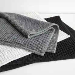 Division Graphite Bath Mat 9 Division Graphite Bath Mat -Furniture Store 100462 h595030bm 101413 gallery option 1