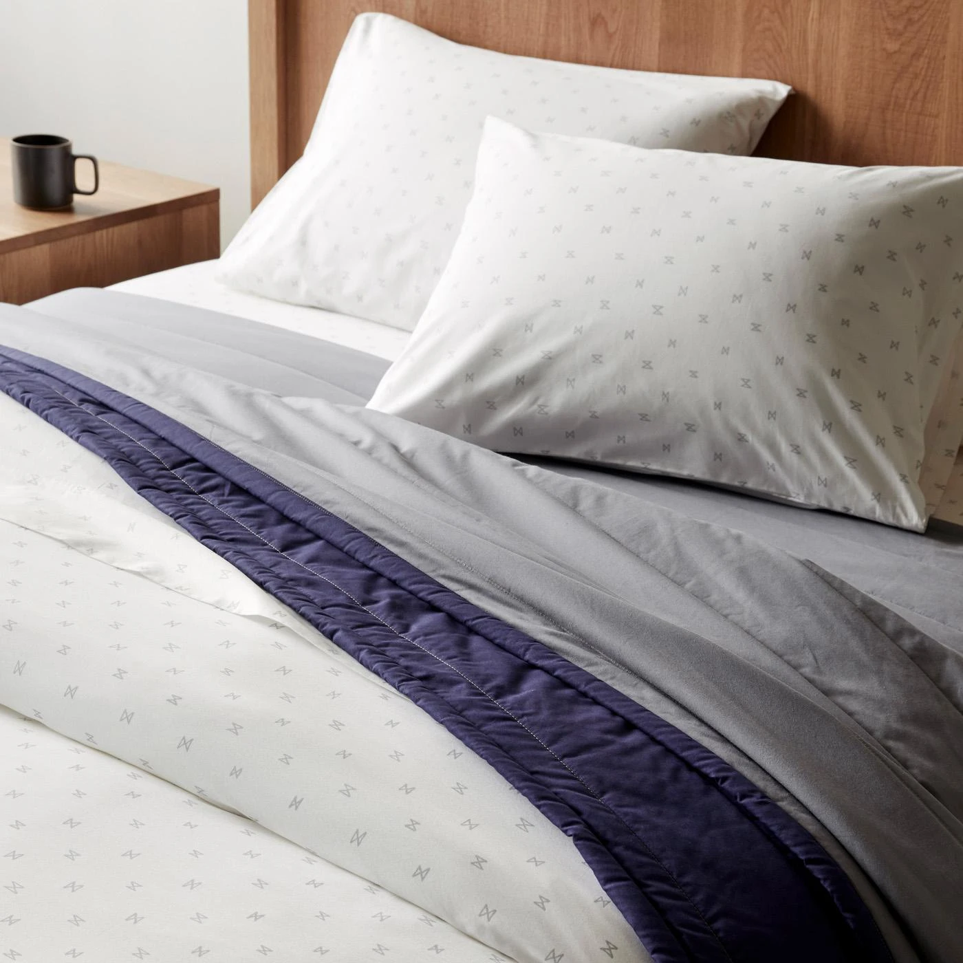 Sashi Geo Gray Pillowcase Set 8 Sashi Geo Gray Pillowcase Set - Image 6