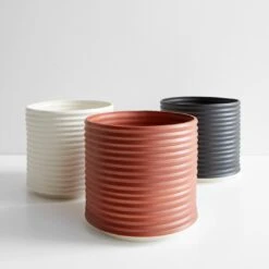 Oblique Black Planter -Furniture Store 100527 100528 100529 gallery 2 2