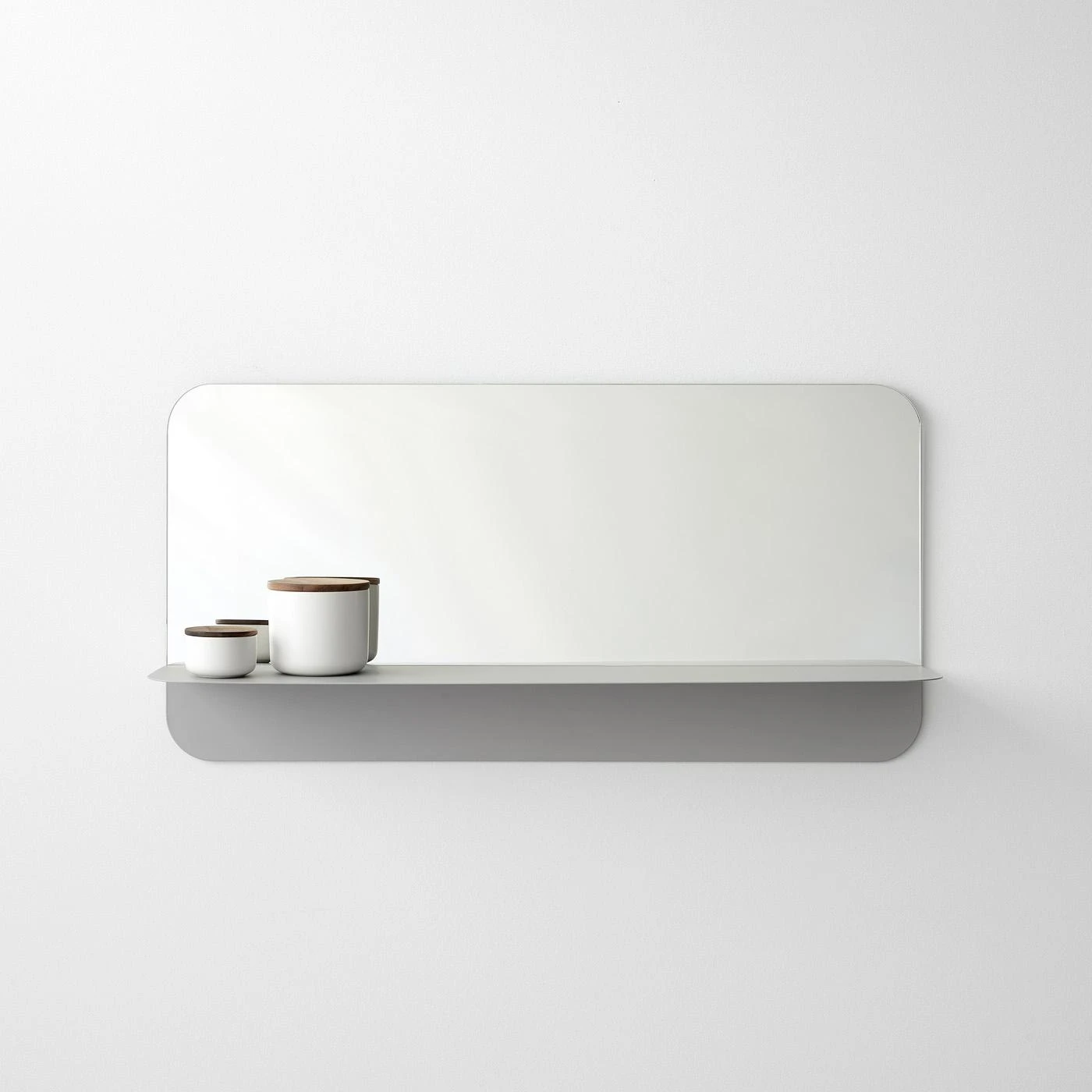 Horizon Gray Horizontal Wall Mirror 4 Horizon Gray Horizontal Wall Mirror - Image 2