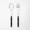 Bistro Black 2pc Serve Set -Furniture Store 100559 main