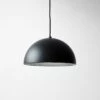 Dome Black Medium Pendant Lamp 1 Dome Black Medium Pendant Lamp -Furniture Store 100572 main