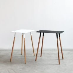 Quad Black Rectangular Side Table -Furniture Store 100600 100601 gallery 2