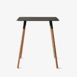 Quad Black Rectangular Side Table