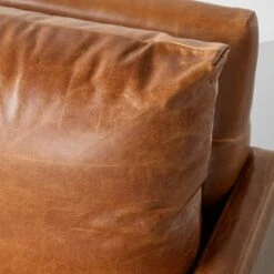 Gunnison Cognac Leather Chair -Furniture Store 100604 detail 2