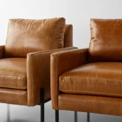 Gunnison Cognac Leather Chair -Furniture Store 100604 gallery