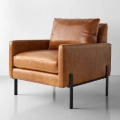 Gunnison Cognac Leather Chair