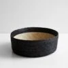 Black Band Round Basket 12" -Furniture Store 100617 main