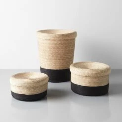 Black Band Large Hamper -Furniture Store 100620 100621 a553124h new gallery option