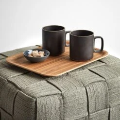 Non-Slip Teak Large Tray 12 Non-Slip Teak Large Tray -Furniture Store 100798 101450 101540 gallery option 1