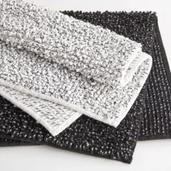 Foster White Bath Mat -Furniture Store 101057 101399 gallery option