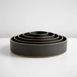Hasami Black Bowl Set Of 5