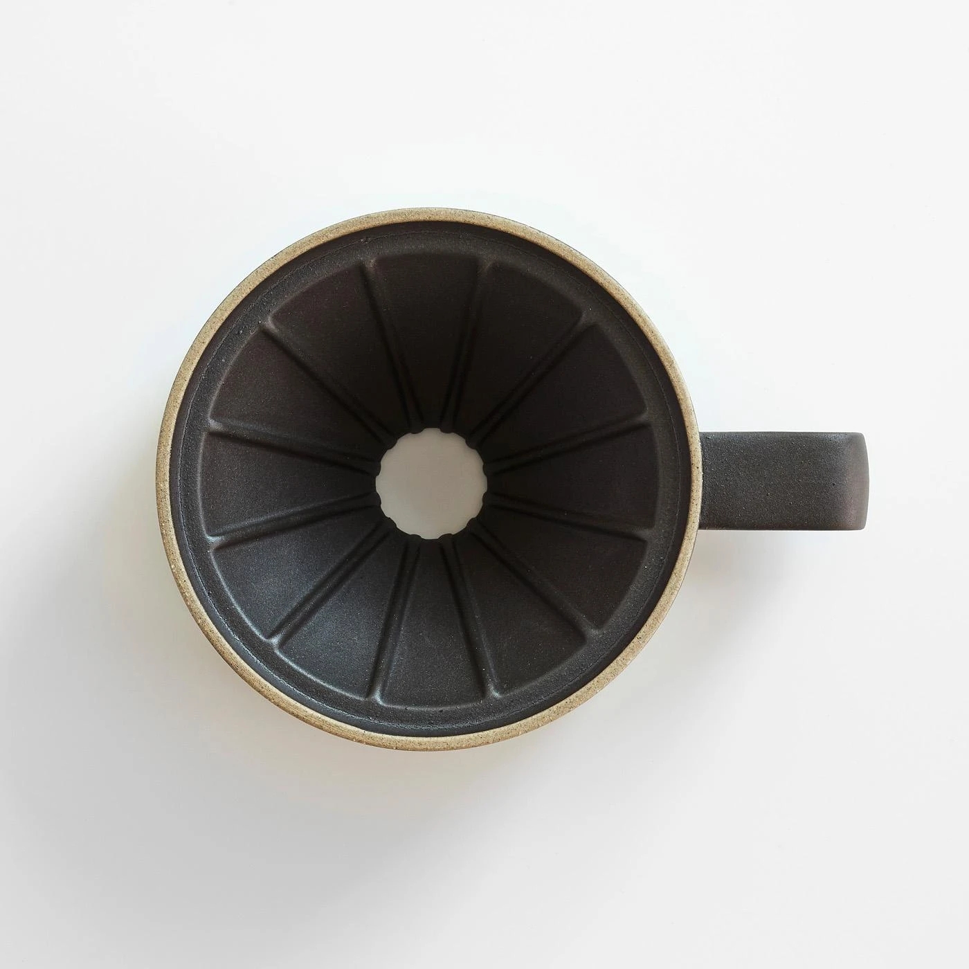 Hasami Black Coffee Dripper 4 Hasami Black Coffee Dripper - Image 2
