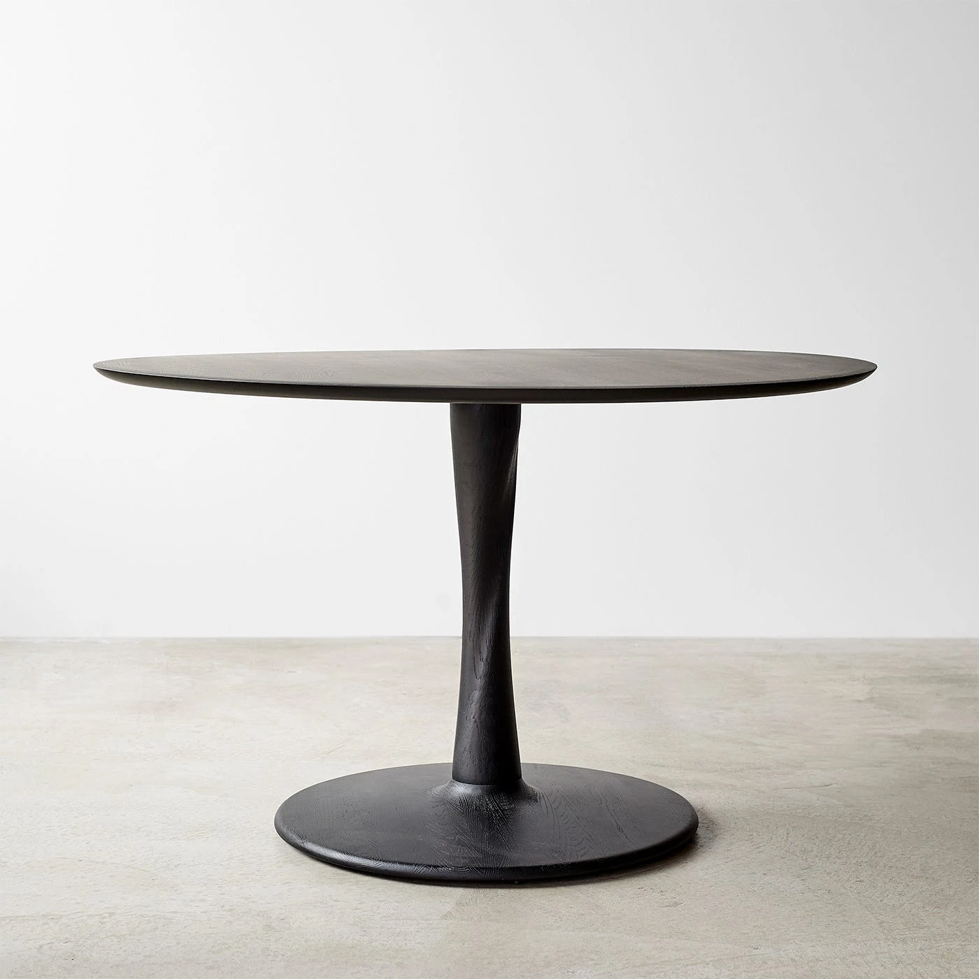 Torsion Black Round Dining Table 50" 3 Torsion Black Round Dining Table 50"