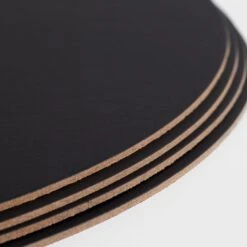 Dot Black Round Leather Placemat 14 Dot Black Round Leather Placemat -Furniture Store 101206 gallery 1 1