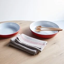 Linen Natural And Red Stripe Napkin 16 Linen Natural And Red Stripe Napkin -Furniture Store 101245 101244 101414 a571094s gallery option 3