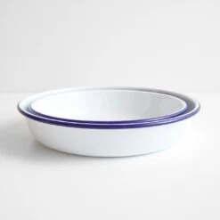 Falcon White Enamelware Serve Bowl 12.25" 9 Falcon White Enamelware Serve Bowl 12.25" -Furniture Store 101246 101247 gallery 2