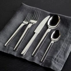 Essential Chrome 5pc Flatware Set -Furniture Store 101248 1