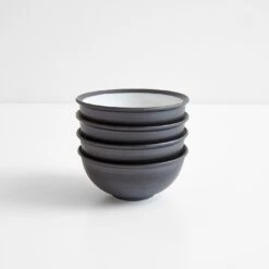 Rim Black Bowl 4.25" -Furniture Store 101249 gallery 2