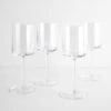 LSA International Otis White Wine Glasses Set Of 4 1 LSA International Otis White Wine Glasses Set Of 4 -Furniture Store 101275 2