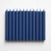 Indigo Taper Candles Set Of 12