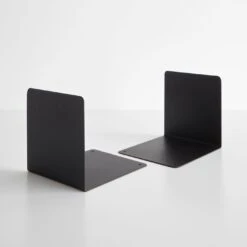 Ellepi Black Steel Bookends Set Of 2