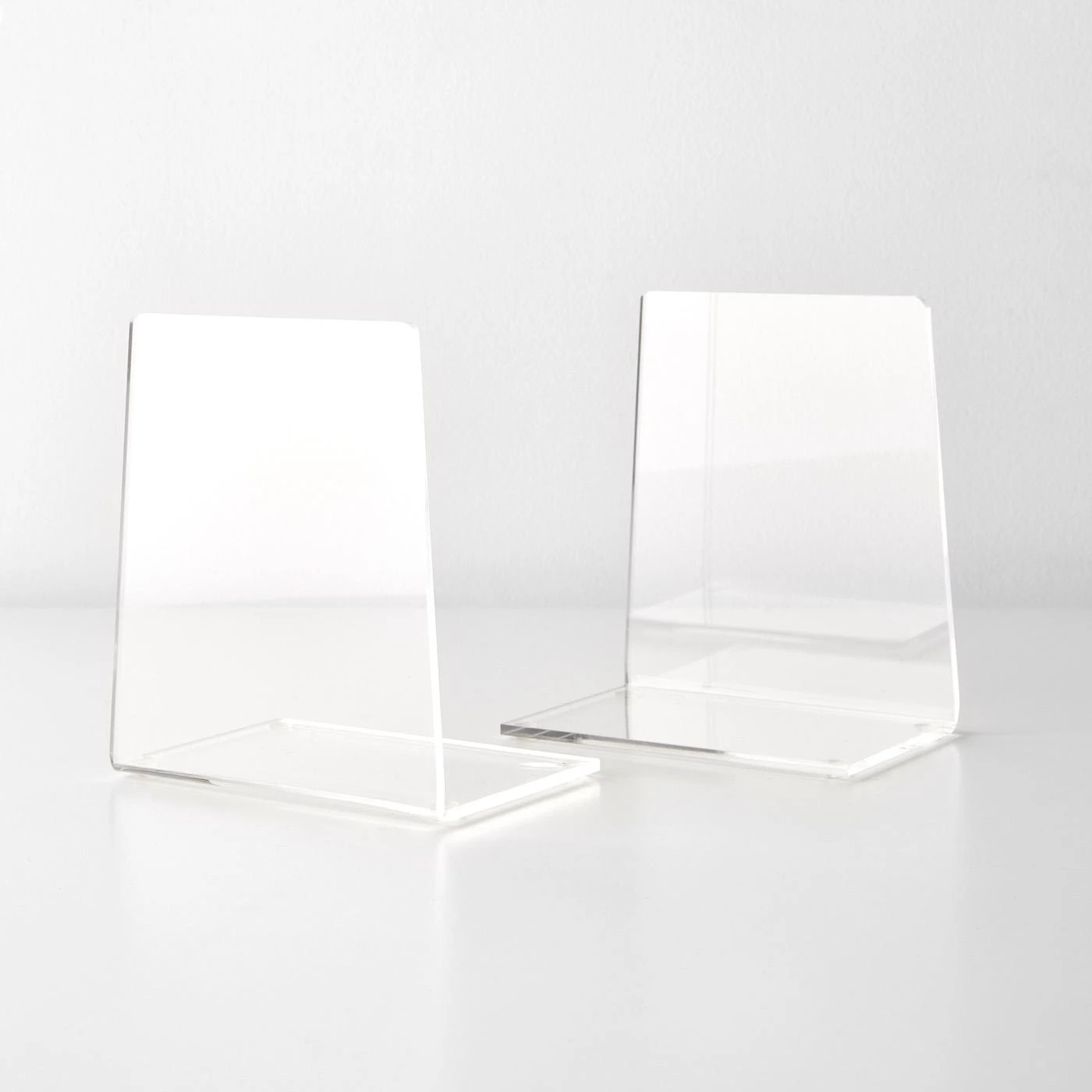 Maul Clear Acrylic Bookends Set Of 2 3 Maul Clear Acrylic Bookends Set Of 2