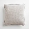 Dobby Gray And Ivory Throw Pillow Cover 17" X 17" -Furniture Store 101384 main