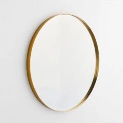 Brass Round Wall Mirror 30" -Furniture Store 101395 gallery 1