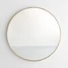 Brass Round Wall Mirror 30" 2 Brass Round Wall Mirror 30" -Furniture Store 101395 main