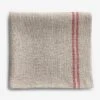Linen Natural And Red Stripe Napkin 2 Linen Natural And Red Stripe Napkin -Furniture Store 101414 main