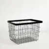 Tower Black Medium Floor Basket -Furniture Store 101452 main