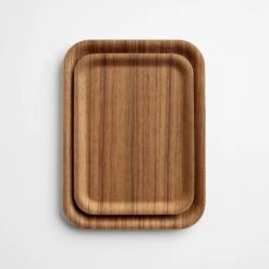 Non-Slip Teak Small Tray -Furniture Store 101498 101499 gallery 3 1