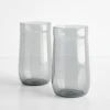 Angle Bell Smoke Highball Glasses Set Of 2 -Furniture Store 101535 main
