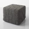 Cube Dark Gray Ottoman 1 Cube Dark Gray Ottoman -Furniture Store 101538 main