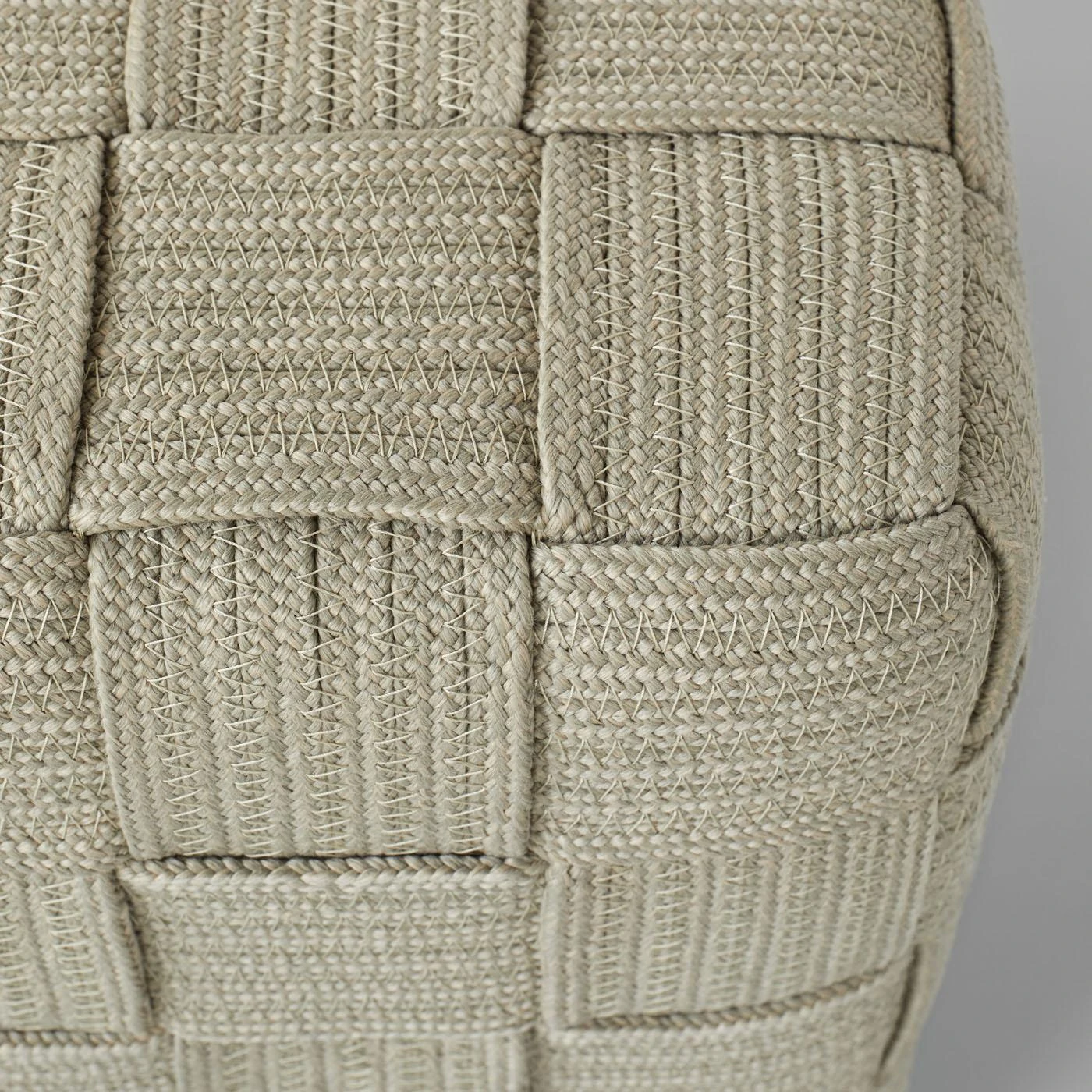 Cube Taupe Ottoman 5 Cube Taupe Ottoman - Image 3