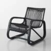 Curve Black Lounge Chair -Furniture Store 101541 main