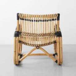 Curve Natural And Black Lounge Chair -Furniture Store 101543 gallery 3