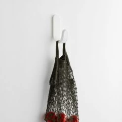 Curve White Wall Hook 10 Curve White Wall Hook -Furniture Store 101548 gallery option 2