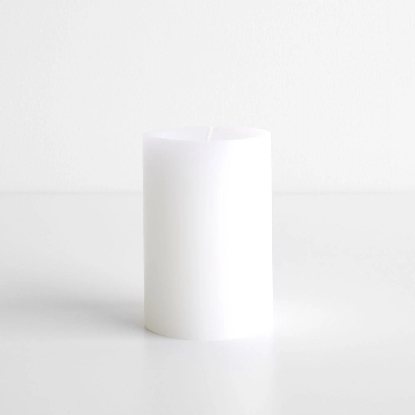 White Pillar Candle 2.75" X 4" 3 White Pillar Candle 2.75" X 4"