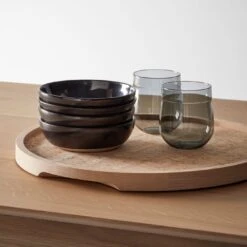 LSA International Ivalo Round Tray 15.75" -Furniture Store 101670 101534 101454 gallery option 1