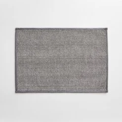 Sasawashi Gray Bath Mat 18" X 26"