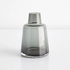 Flora Smoke Small Vase